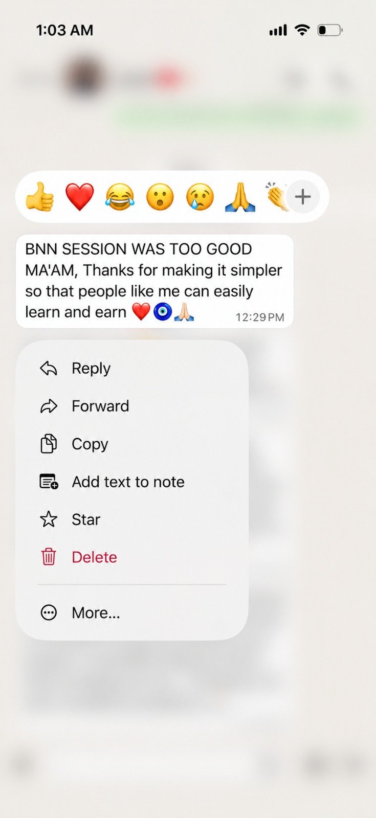 WhatsApp chat screenshot 2